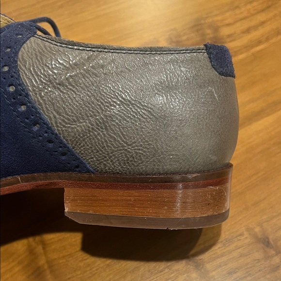 Cole Haan Men\'s Navy and Gray Oxfords main image 4